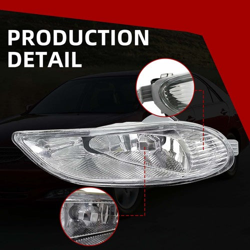 Clear Fog Light for Toyota Corolla 2005-2008 for Toyota Camry 2002 2003 2004