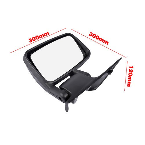Textured Black Left Manual Mirror for Freightliner Mercedes Sprinter 2.7L 00-06