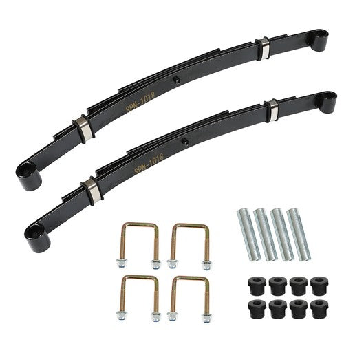 Heavy Duty Rear Leaf Springs 4-Leaf For EZGO TXT Golf Cart 2 Set 1995-2013 US