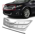 Front Upper Grille Grill for Toyota Venza 2013-2016 Silver Factory Replacement