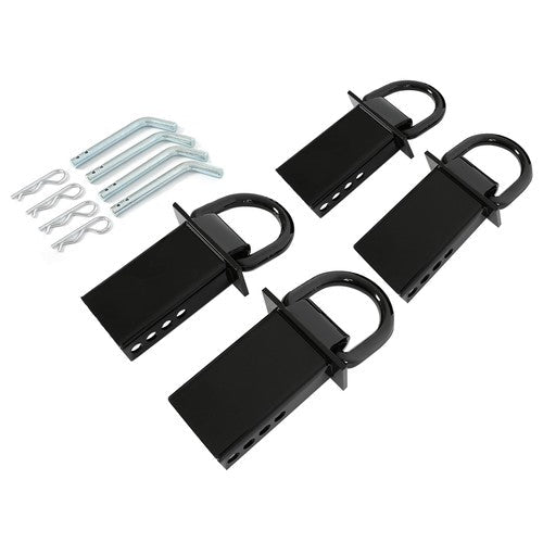 2x4 Heavy Duty Trailer Adjustable Stake Pocket D Ring for Zinc Coated 16200LBS