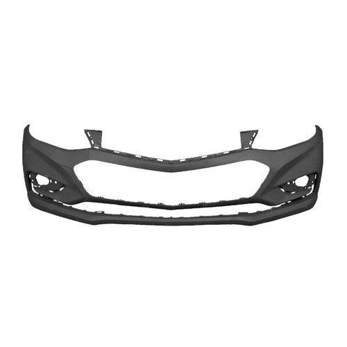 Front Bumper Cover Fit For 2016-2018 Chevy Cruze w/o Park Assist Black