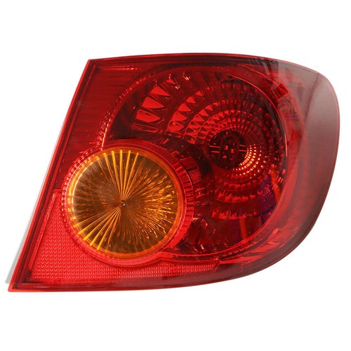 Outer Tail Light Tail Lamp RH Passenger Side for 2003-2008 for Toyota Corolla