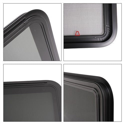 36" W x 22" H RV Exit Window For Camper Emergency Push Out Window Tempered Glass