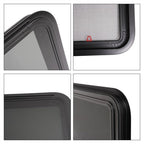 36" W x 22" H RV Exit Window For Camper Emergency Push Out Window Tempered Glass