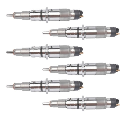 6PCS Fuel Injectors For Komatsu PC200-8 Cummins QSB6.7 QSB5.9 0445120231 5263262