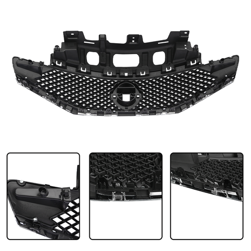 6pcs Front Bumper Upper Lower Grille Fog Lights for 2015-2016 for Nissan Note