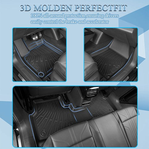 3 Row Floor Mat TPE Liner All Weather for Kia Carnival MPV 8 Models 2022 25