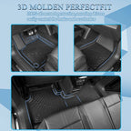 3 Row Floor Mat TPE Liner All Weather for Kia Carnival MPV 8 Models 2022 25