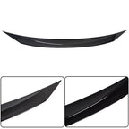 Gloss Black Front Hood Bumper Upper Nose Cover for Honda Civic Si 2016-2021
