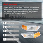 Left & Right Parking Turn Signal Light Corner Lamp For Jeep Patriot l4 07-17