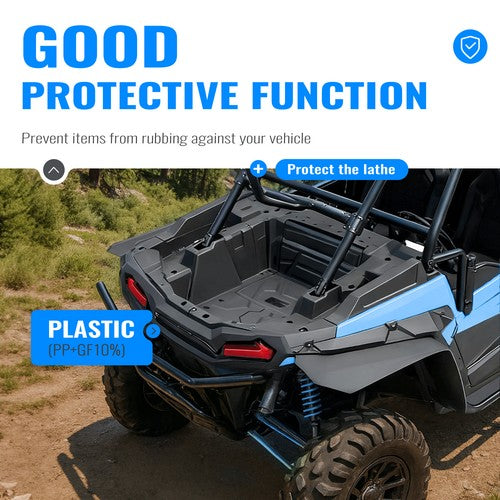 Polaris RZR XP Turbo 4 Left Right Section Textured Rear Bed Box for 2014-2023