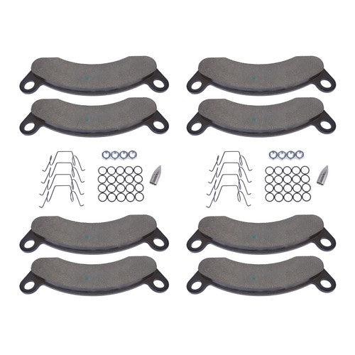 8 BRAKE PAD KIT 10K-12K AXLE FOR K71-180-00 DEXTER CALIPER 2WHEELS Semi-Metallic