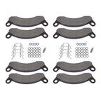 8 BRAKE PAD KIT 10K-12K AXLE FOR K71-180-00 DEXTER CALIPER 2WHEELS Semi-Metallic