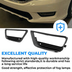 Fog Lights Cover Trim Bezel Fit for 2013-2015 14 Honda Accord Sedan LX EX 4DR