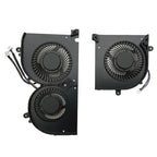 MS 17G1 CPU GPU Cooling Fan 5V for MSI GS75 Stealth P75 Creator MS 17G2