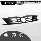 Front Bumper Chrome Grille Grill for 2015-2018 for VW for Volkswagen Jetta