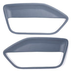 Dark Gray Pair Interior Door Panel Insert Hard Cover For Ford Mustang GT 05-09