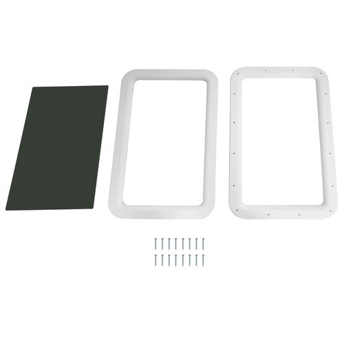 Tempered Glass Entry Door Window for Universal RV, Trailer, Camper, Motorhome