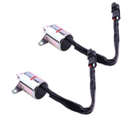 2PCS Stop Shutoff Solenoid 41-6383 For Yanmar Engine Thermo King 4TNE84