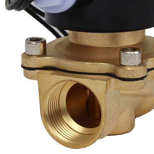 3/4��� 12V Air Water N/C Gas Oil Normally Closed Electric Solenoid Valve DC DN20