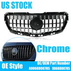 GT Style Front Grille Chrome For 2014-2018 Mercedes Benz Sprinter W906 2500 3500