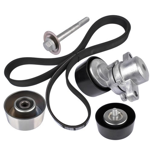 Drive Belt w/ Tensioner Pulley for Nissan Maxima Murano 3.5L 09-14 11955JA10C