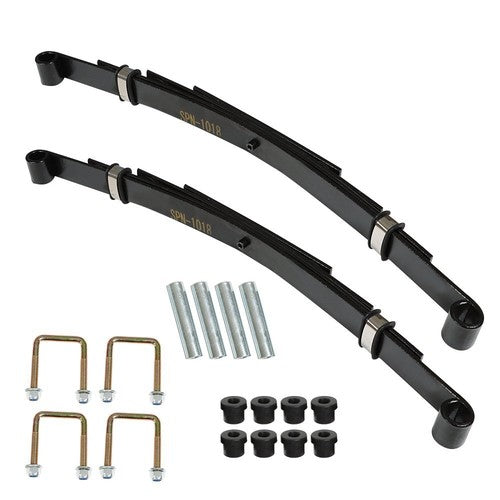 Heavy Duty Rear Leaf Springs 4-Leaf For EZGO TXT Golf Cart 2 Set 1995-2013 US