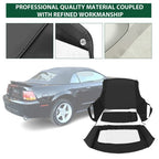 For Ford mustang Convertible 1994 1995 -2003 2004 Soft top W/window BlK Plastic