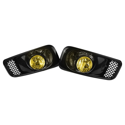 Front Bumper Halogen Fog Lights Lamp Grill 3PCS for 1999-2000 for Honda Civic