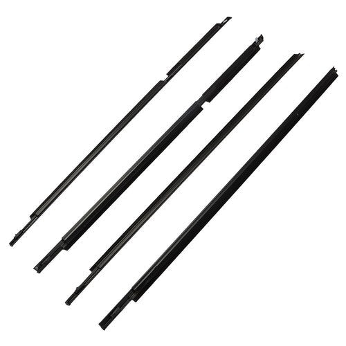 For Toyota 4Runner 2003-2009 Car Window Outside Pressure Strip Black Compatible