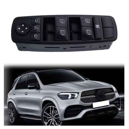 Black Window Lift Switch NEW For Mercedes-Benz 2007-2012 ML GL R Series LH Side