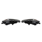 Fit For Dodge Dart 2013-2016 LH+RH Headlights Replacement Halogen Black Housing
