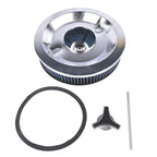 14" x 3" Air Cleaner Set Super Flow Washable Blue for Carburetor w/ 5 1/8" Neck