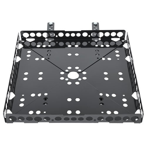Rear Bumper Mounted Generator Cargo Luggage Basket Rack Tray Kit For Trailers RV