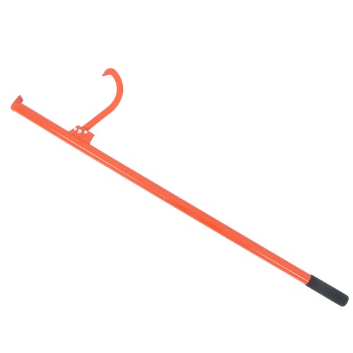 Red With Rubber Handle 58" Log Roller Tool Lifter Felled Cant Hook Logging Tool