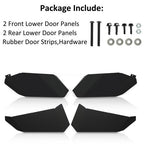 Lower Door Inserts Panels Aluminum for Can Am Maverick X3 Max Turbo 2017-2024