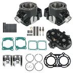 New Cylinder Head Piston Gasket Top End Kit For Yamaha Banshee 350 1987-2006