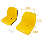 1 Pack Yellow Seat for John Deere 4x2 4x4 Gator XUV 620i 850D PU VG11696