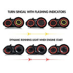 LED Tail Light Rear Lamps Assembly Pair for 2007-2017 for Nissan GTR R35