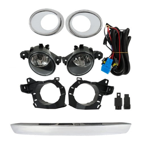 Pair Bumper Fog Lights+Rear Liftgate Handle For Nissan Pathfinder 2013-2016