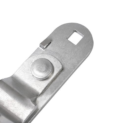 Silvery Trailer Swing Door Cam Bar Lock Hasp Keeper Latch for Utility Cargo Enclosed