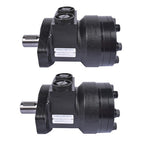 2x 1" Shaft Hydraulic Motors 2 Bolt Mount for Char-Lynn Eaton H Series 101-1701