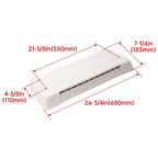 65528 RV Camper Top Roof Refrigerator Vent Cover For Dometic