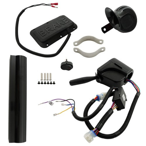 Golf Cart LED Light Turn Signal Kit W/ Horn Brake Hazard For Club Car Yamaha