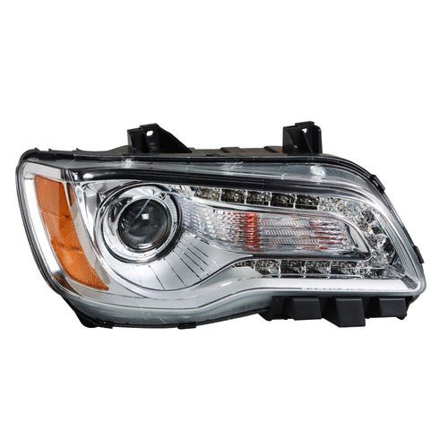 Fit For Chrysler 300 2011-2014 Halogen Passenger Side Headlight Chrome Clear