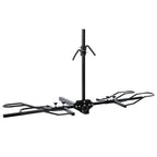 Foldable 2 Bike Floor Stand Hitch Mount Rack For Fat Tire Electric Bicycle