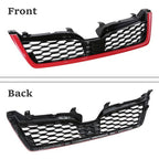 Front Grille Bumper Grill ABS Red Trim for Subaru Forester 2014-2018 STI Style