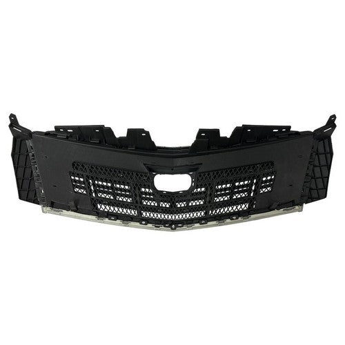 Front Bumper Upper Lower Grille Grill 2PCS for 2013-2017 Cadillac XTS Black