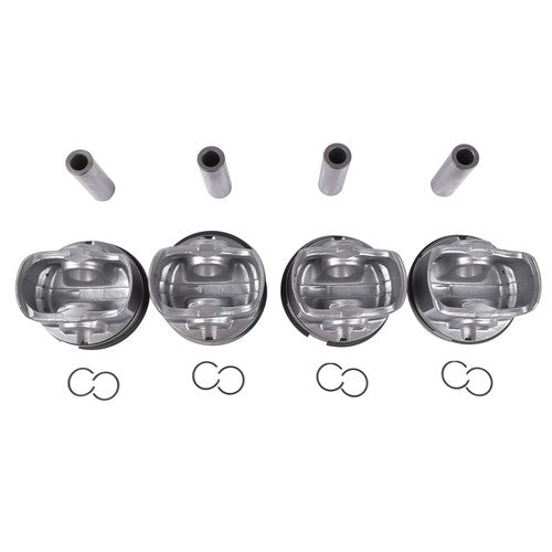 4 x Pistons +Pins For 2013-2014 Hyundai Sonata Fe 2.0T 2.0L Sonata 23410-2G400
